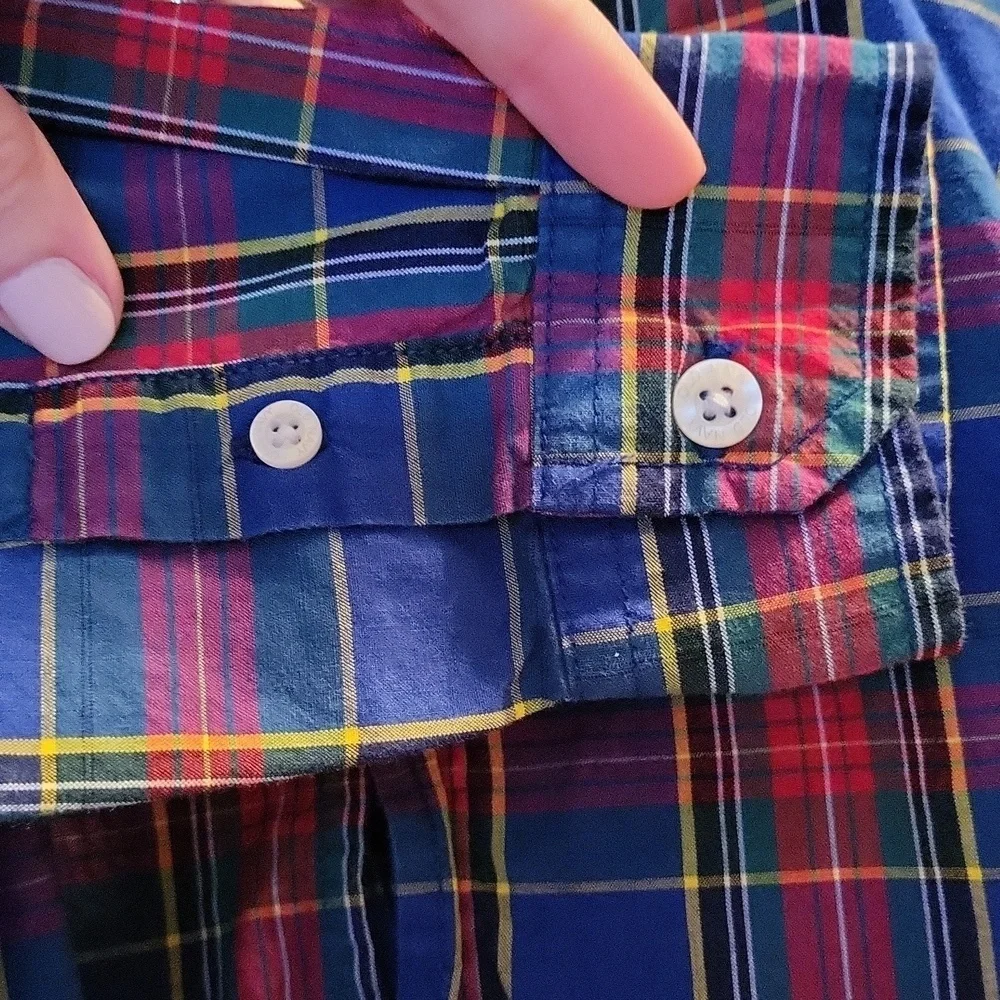 🩷 3/$15 Boys (S[6]) 2-piece Old Navy & Faded Gear Plaid Long Sleeve Shirts, EUC